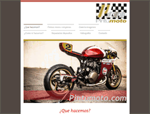 Tablet Screenshot of pintumoto.com